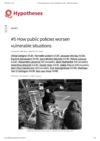 How public policies worsen vulnerable situations