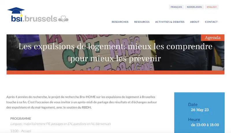 Les expulsions de logement: mieux les comprendre pour mieux les prévenir