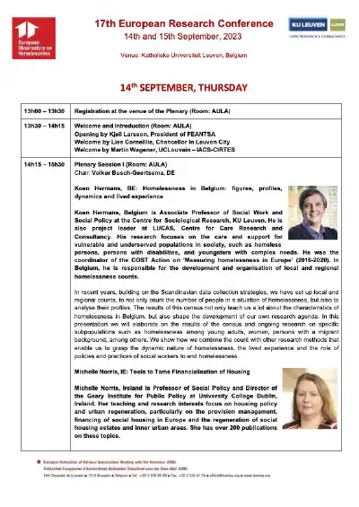 The Consequences of Evictions for the Housing Precariat in Brussels